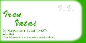 iren vatai business card